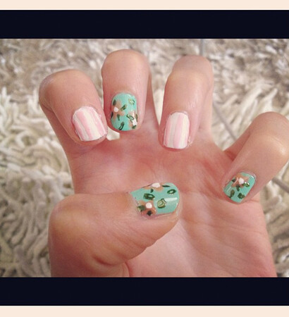 instagram, nailpolish and engagement wedding rings