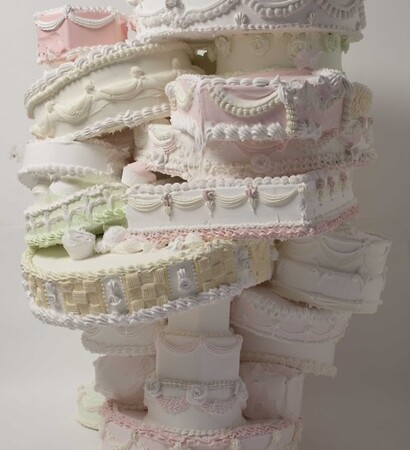 cake, pink and icing
