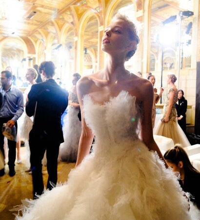 luxury, style and bride