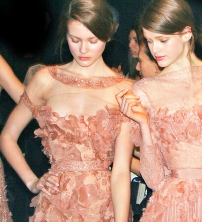 elie saab, model and perfect