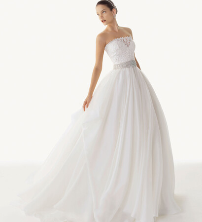 wedding dress and barbara palvin