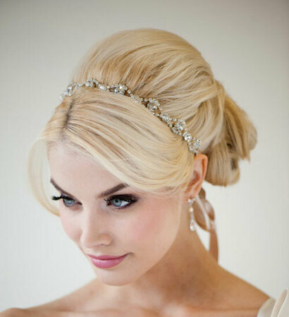 bride hairstyle and en