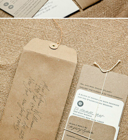 green, brown paper and Letter