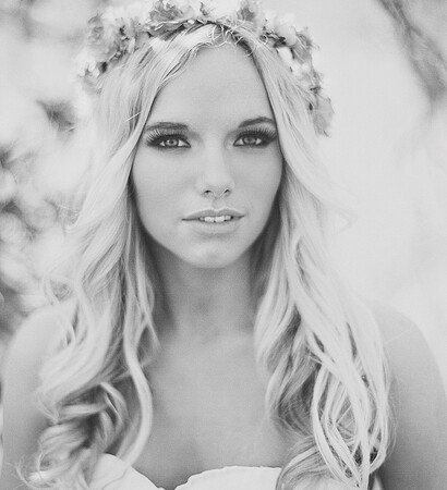 bride, beautiful and hippie