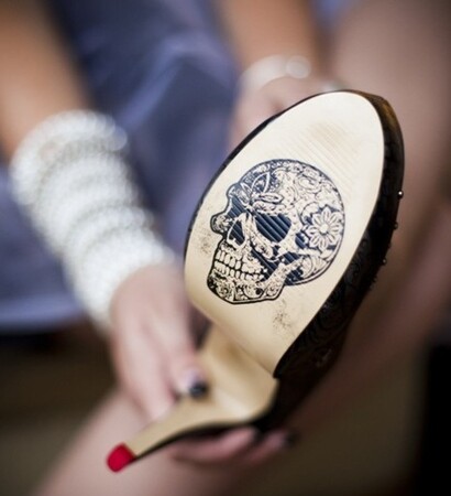 bride, skull and rock'n roll