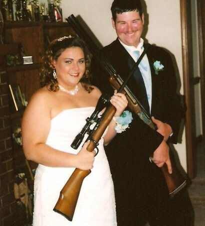 guns, redneck wedding and funny