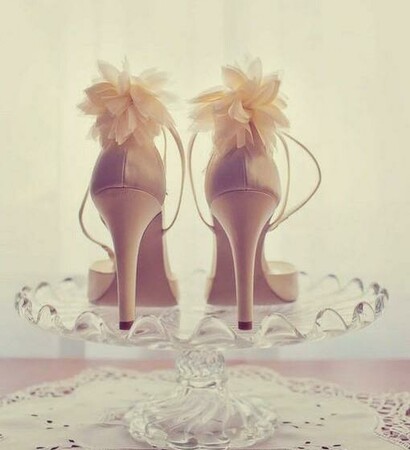 wedding shoes, high heels and art