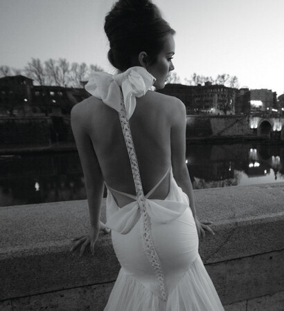 inbal dror and bride dress