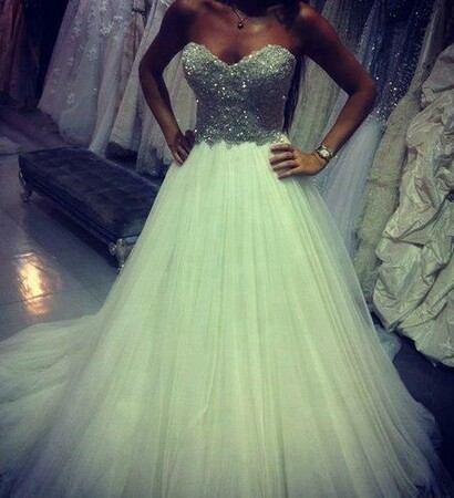 dress, glitter and hair