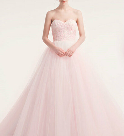 fashion, wedding dress and pink