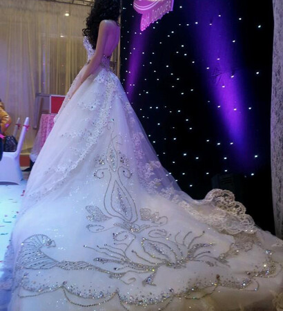 wedding dress, woman and dress