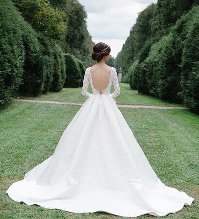 bride, fashion and gown