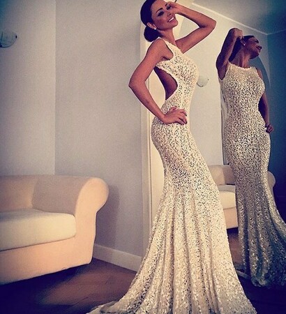 tall, happy and dress