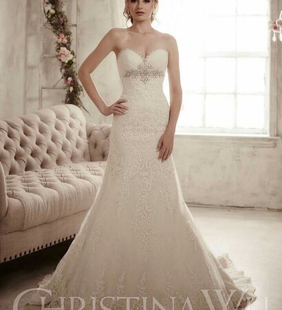 christina wu, bride and dress