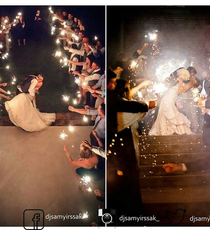 bodas, luces de bengala and amor