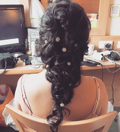 pretty, brunette and hair