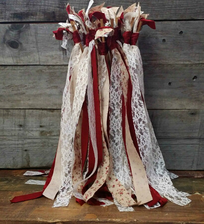 wedding wands, fabric flags and send off flag
