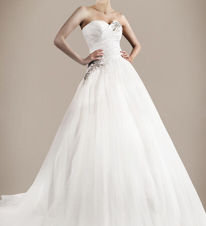 applique, wedding gown and wedding dress