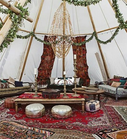 decor, gypsy and hippie