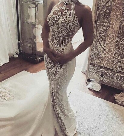 gown, lace and girls