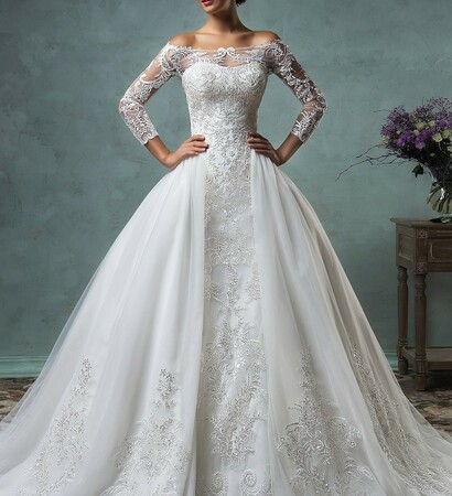 two-piece wedding dresses and en