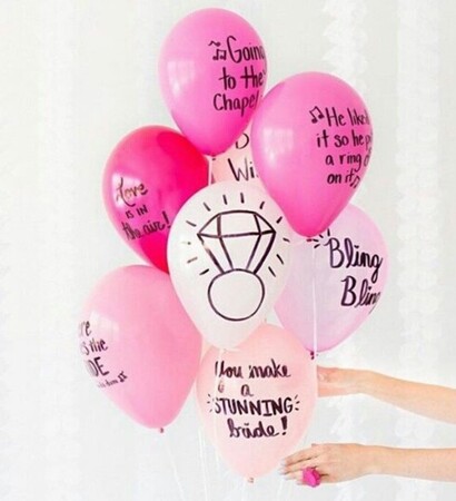 pink, balloons and girls