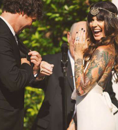love, ring and tattoo