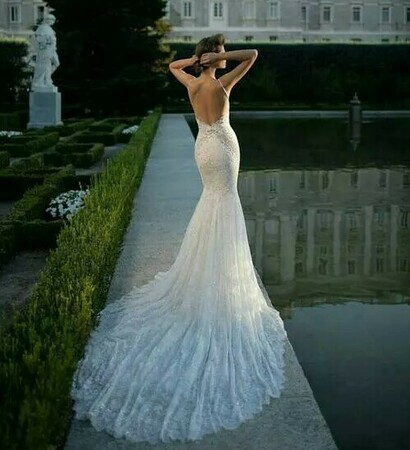 wedding dress, bride and fashion