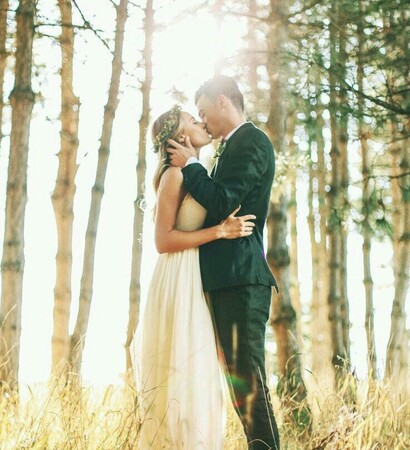 romantic, love and dress