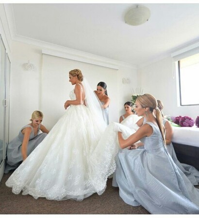 day, bride and girls