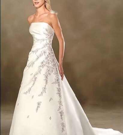 wedding dress, clothes and beauty