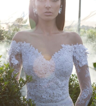 wedding dress, clothes and fashion