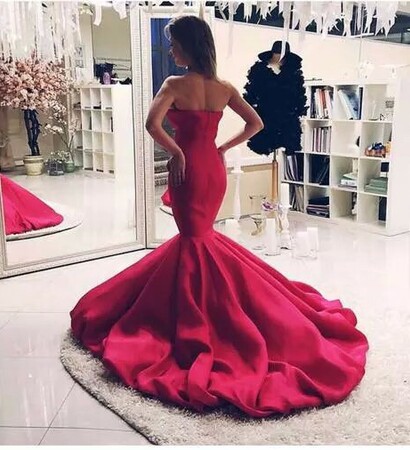 dress, red and body