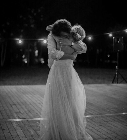 couple, black and black and white