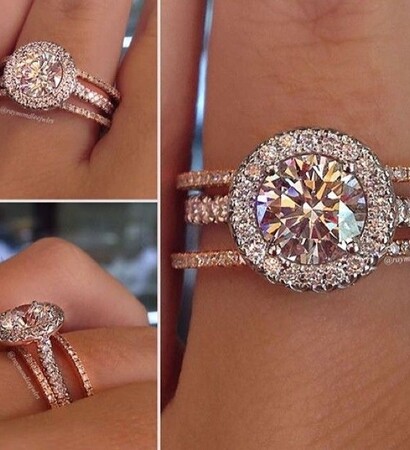 ' engagement ring, ' and married