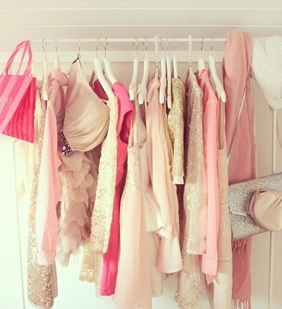 girly, spring and clothing