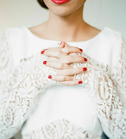 dress, nail and feminine