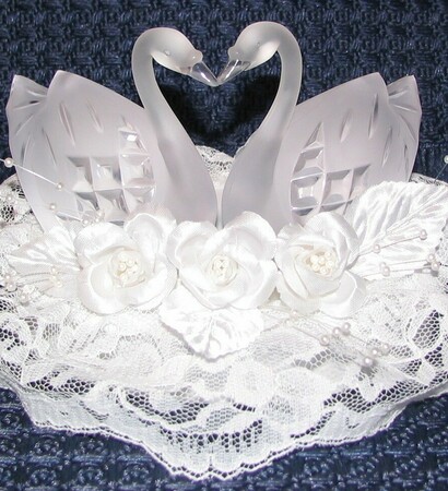 swans, decoration and heart