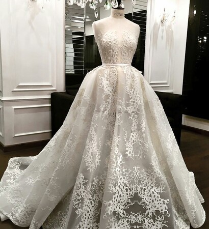 white, classy and lace