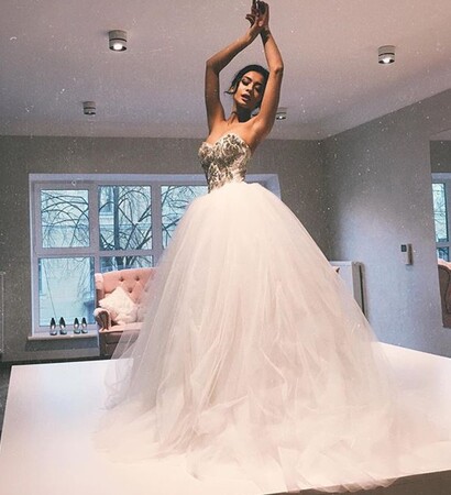 dress, glam and cute