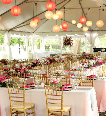 beautiful, lanterns and reception