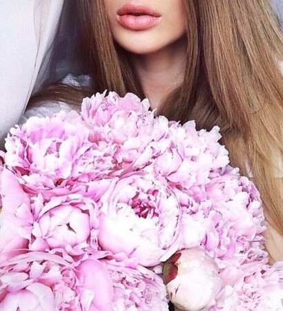 pink, wedding dress and roses