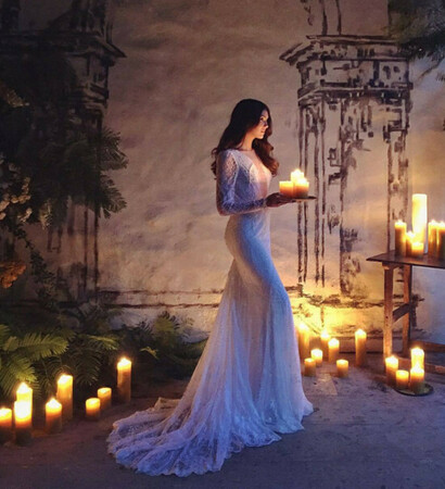 fashion, gown and wedding dress