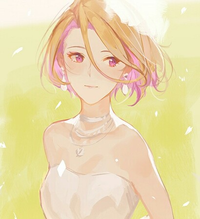 spring, pretty and bride