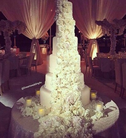 cake, flowers and white