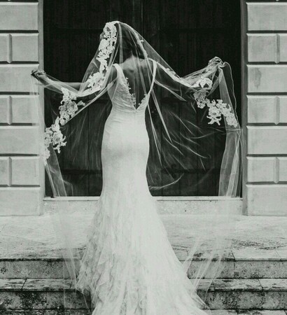 dress, black and white