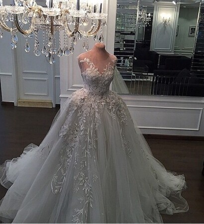luxury dress, wedding dress and style