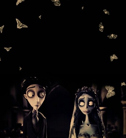 corpse bride, butterflies and novia cadaver