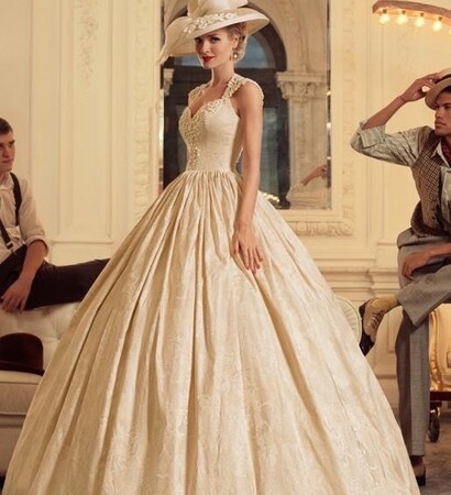 fashion, dress and 40s