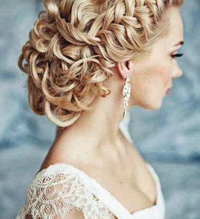 hairstyle, curls and blonde